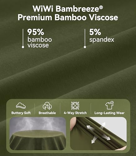 Image of WiWi Viscose from Bamboo Pajamas Set for Women Super Soft Short Sleeve Cooling Summer Plus Size Pjs Sets Sleepwear S-4X