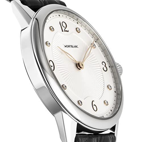 [MONTBLANC(モンブラン)] 腕時計 BOHEME ボエム シルバー 文字盤 ステンレススチール サファイヤガラス クォーツ 3気圧防水 34MM スイス 万年筆 ボールペン Watch 123868 レディース ブラック [並行輸入品] 商品画像3
