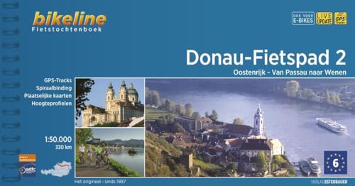 Donau-Fietspad: Oostenrijk Von Passau naar Wenen, 330 km (Bikeline Radtourenbücher)