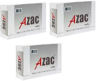 Azac Acne Soap - 75 gm, Pack Of 3 Price In India