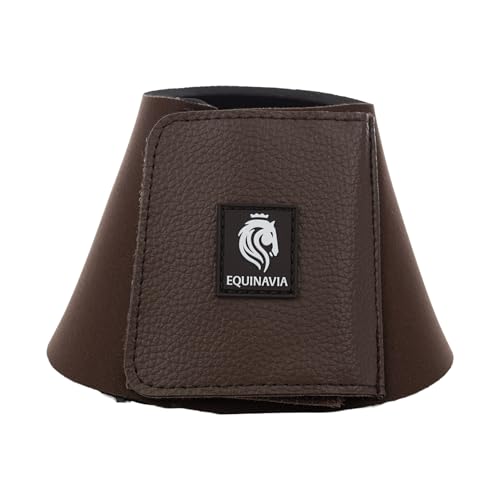 Image of Equinavia Toki Pull On Bell Boots for Horses, Durable Neoprene Equine Boots | Comfortable Horse Hoof Boots for Daily Turnout, Overreach Protection Hoof Boots, Equestrian Training Competition Show, Riding