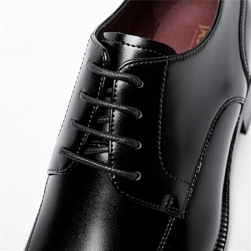 Mens Dress Shoes Oxford Style Formal Classic Lace Up Business Casual Uniform Modern Work Wedding Shoes4