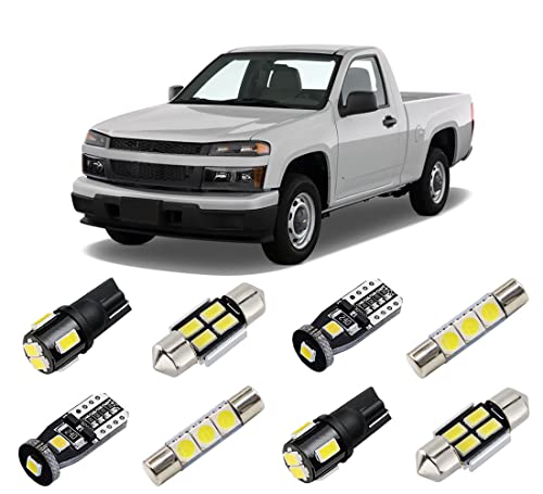 Kit de Luces LED Interiores Blancas para Chevrolet Colorado/GMC 2004-2012 miniatura 1