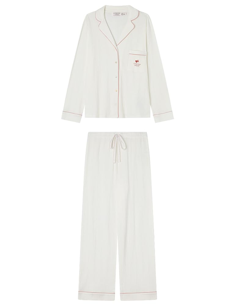 Women'secret Damen Pijama Largo La Vecina Rubia Schlafanzug