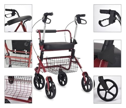 Déambulateur de marche pliable pour personnes âgées