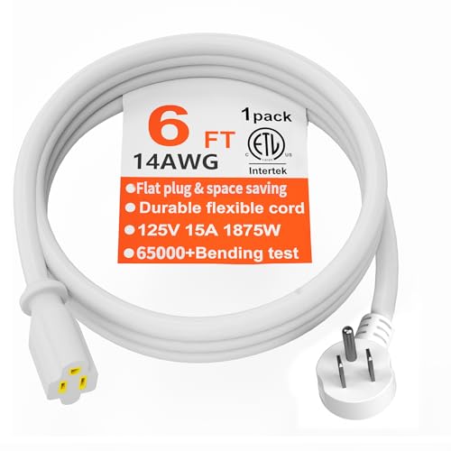 HUANCHAIN 14 Gauge Flat Plug Extension Cord