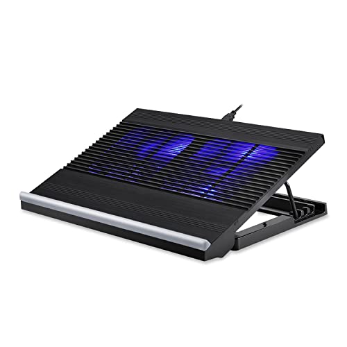 Base enfriadora para notebook ajustable 12-17 pulg miniatura 1
