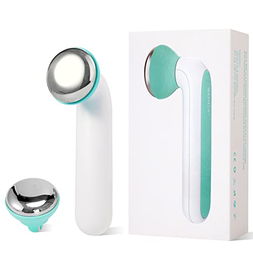 Ice Roller for Face & Eye, Face Roller with A Replaceable Head for Reducing Puffiness, Migraine, Pain Relief and Minor Injury