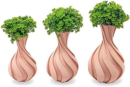 Kit 3 Vasos Jarros decorativos com plantas artificiais - Modelo V...