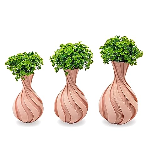Kit 3 Vasos Jarros decorativos com plantas artificiais - Modelo V...