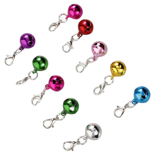 VICASKY Mini Pet Collar Bells Small Dog Charm Decorative Cat Bells Pet Accessory