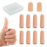 4,✨【Cuidado de la piel】 Estas fundas de silicona no solo protegen, sino que también ayudan a mantener la humedad en la piel de los dedos, evitando la sequedad y las grietas. Son ideales para personas que sufren de piel seca o dañada por el uso constante de las manos.
