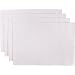 Now Designs Spectrum Basic Cotton Placemats, Set of Four, White