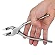 Joyzan Lederzange, Leather Clamp Lederhandwerk Flach Zange DIY Lederwaren Abflachzange Flachzange Aus Leder Edge Adjustment Press Flatten Zangenklammer für TaschengüRtel Ledertasche Gürtel Gerader