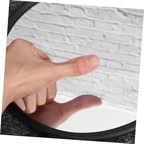 Espejo de mano redondo grande para maquillaje miniatura 6