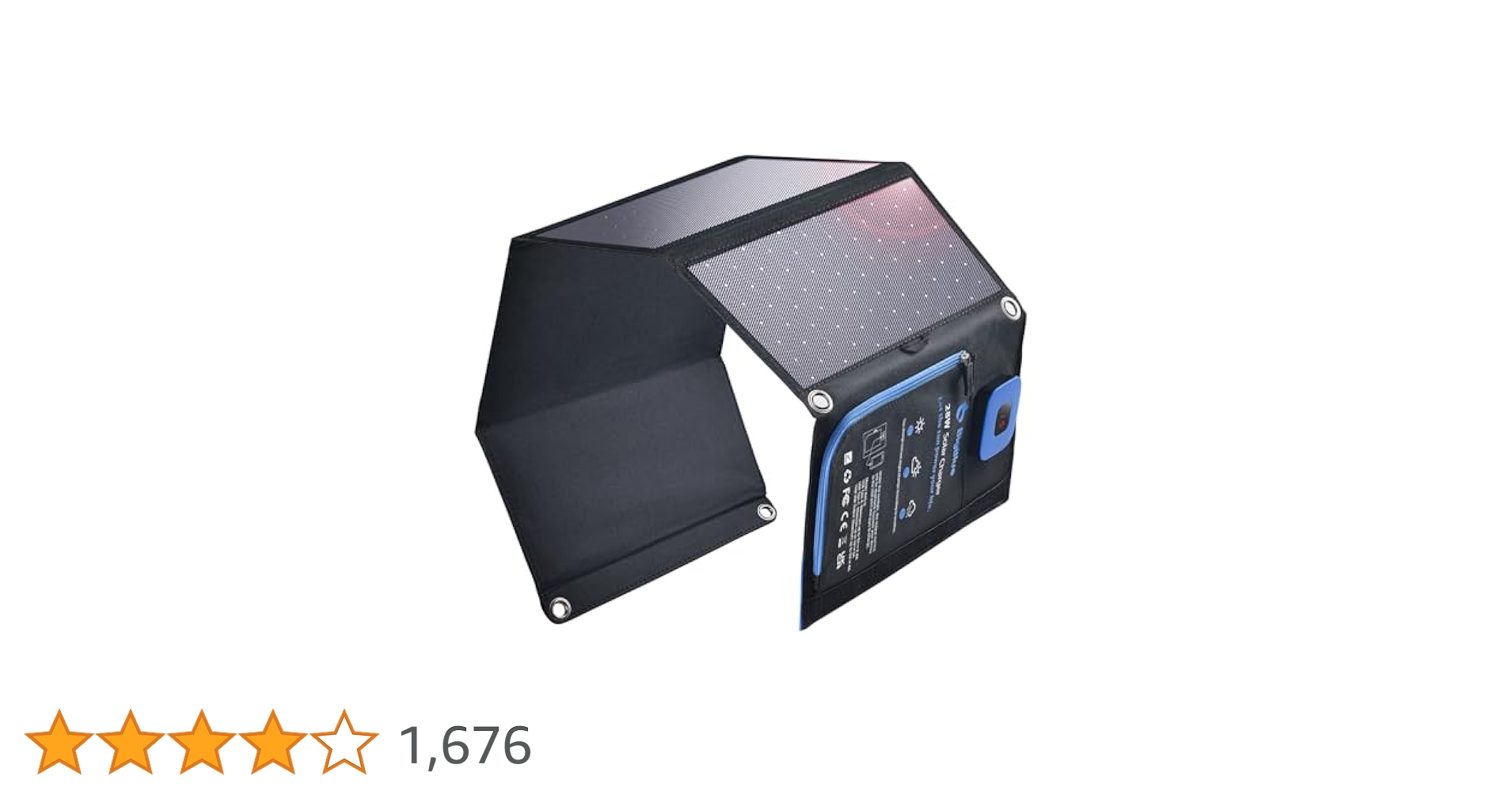 BigBlue 28W ソーラーチャージャー 電流計 ソーラー充電器 USBポー 81Y+nxzTVGL._UF350,350_QL50_.jpg