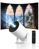 Mini 210° Smart Projector,Castle Window Projector,Extra Large-Screen Display,Fantasy Projector,1080p Hd Supported,Compatible With Smartphone, Tv Stick, Laptop, Hdmi, Usb