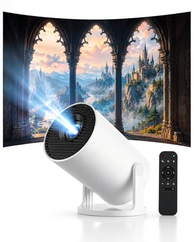 Mini 210 Smart Projector Castle Window Projector Extra Large-Screen Display Fantasy Projector 1080p Hd Supported Compatible With Smartphone Tv Stick Laptop Hdmi Usb