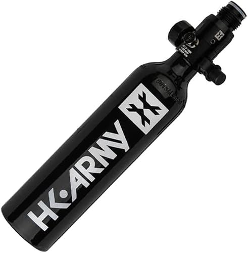 Miniatura 13 de HK Army Sistemas de aire comprimido de aluminio del tanque de Paintball de HPA - Regulador estándar Negro