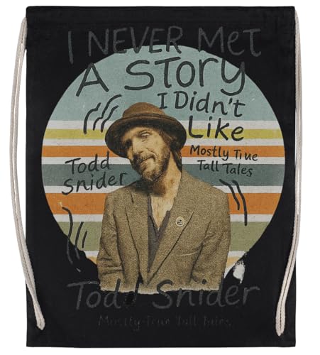 MAGITONE Todd Snider Bolsa De Deporte Unisex Bolsa De Gimnasio Negra Unisex Sport Bag Black Gym Sack