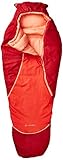 VAUDE Kinder Schlafsack Alpli Adjust 400 SYN, längenverstellbarer Kinderschlafsack, geeignet für Größen von 105-135cm, dark indian red, one Size, 129616520010