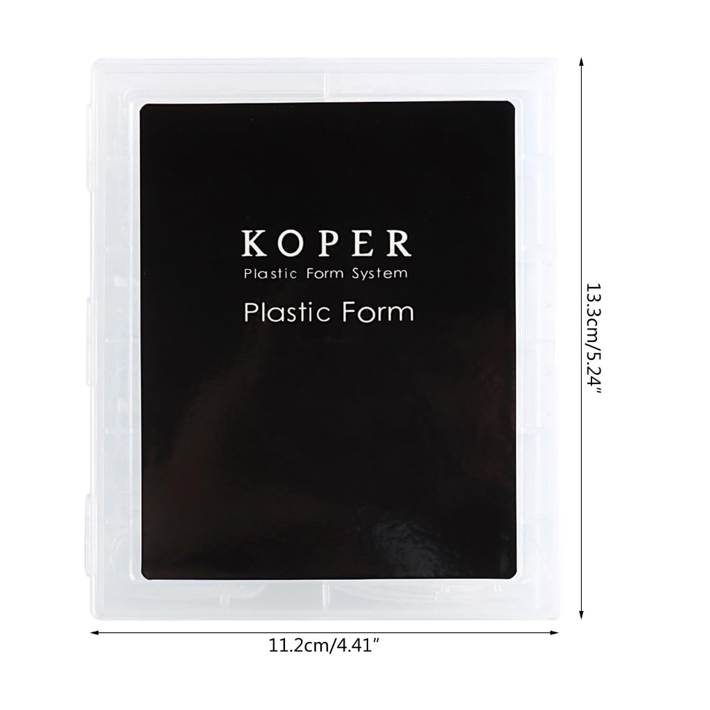 120Pcs Clear Forms Full Cover False Tips for Gel-Extension Mold Acrylic Artificial Tips