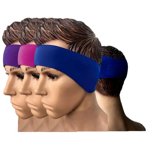 Cinta para la cabeza de natación, neopreno, impermeable, con alta elasticidad y cierre de velcro, para proteger las orejas (naranja) Cover