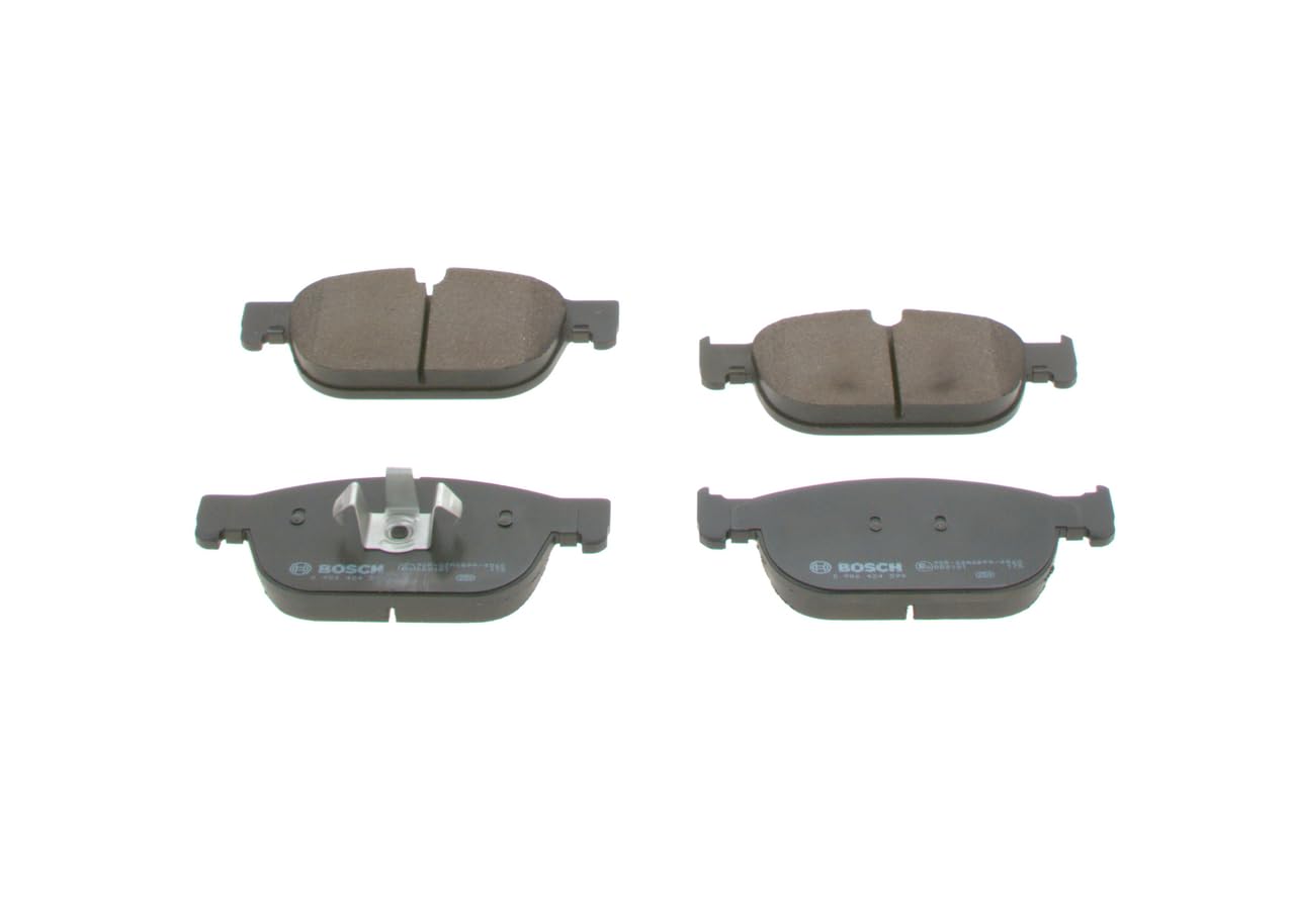 Bosch BP1287 Plaquettes De Frein Avant - Qualité Premium ECE-R90, Sans Cuivre, Faible Bruit & Poussière - Jeu De 4 Avec Accessoires