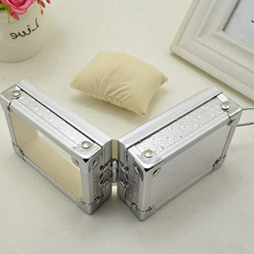 ULTECHNOVO Caixa de RelÃ³gio Caixa de AlumÃ­nio para RelÃ³gio Com Fechadura Porta-RelÃ³gio Caixa par