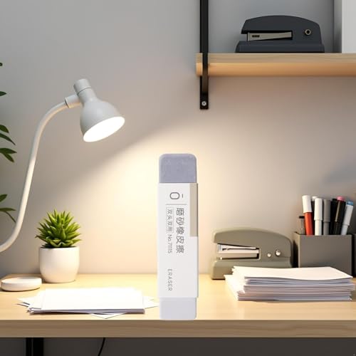 Grauer mattierter Radiergummi, Sandradierer mit matter Tinte, Kugelschreiber, Füllfederhalter, Schreibwaren, Büro, Schulbedarf, Stift-Stil-Radiergummis