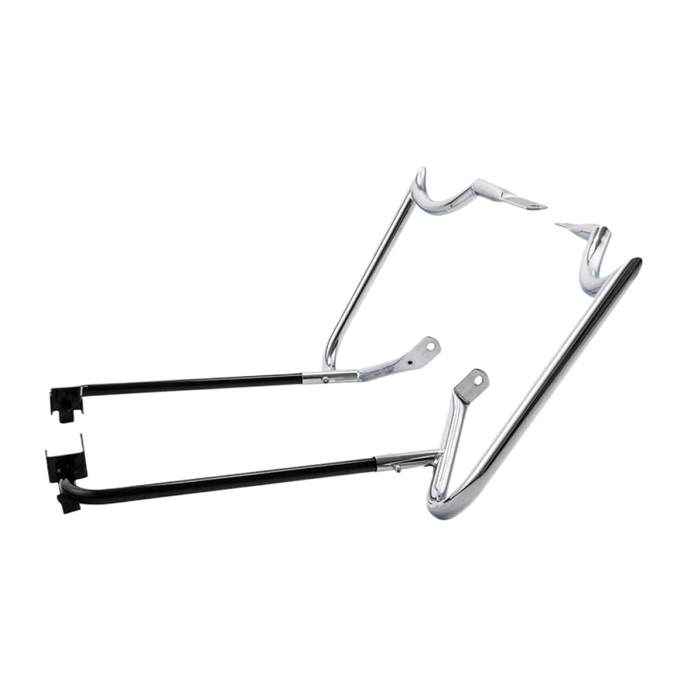 Motorcycle Saddlebag Bracket Guard Bar Compatible with Touring Electra Street 2014-2024 Support Bar(Chrome)
