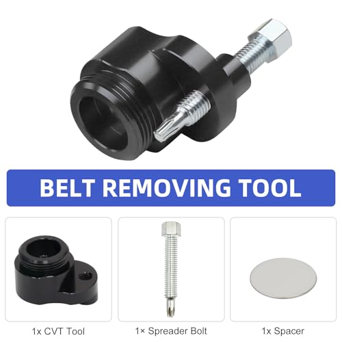 Image of 708200720 Belt Removal Tool, For Can-Am Defender HD10 /Pro /M-averick 2006-2021, Compatible With Maverick X3 /X3 MAX /Trail 1000R 2017-2020 529000088 Black