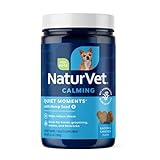 NaturVet Quiet Moments Plus Hemp Calming Aid Soft Chews for Dogs, Count of 60, 60 CT