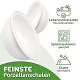 giriniwee Qualitäts Futter Bar mit Zwei 400ml Porzellannäpfen im Bambusgestell, erhöhte Doppelschale für Katzen, Kitten, kleine Hunde, Welpen und andere kleine Haustiere
