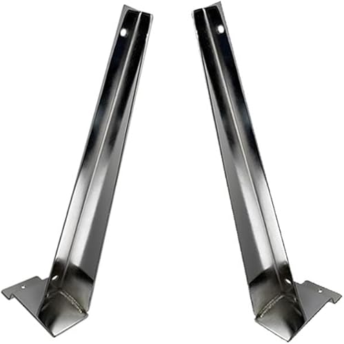 Soporte de estante de madera cromada de 11 pulgadas para colgar a la izquierda, derecha