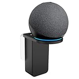 SPORTLINK Dot 第5世代 壁掛けホルダー Dot Max ホルダー Dot 第4世代 / Ech0 pop/google ome Mini に対応 Dot5 時計を見えるデザイン スピーカー dot Max コード収納 スタンド カバー ボイスアシスタントのために隠れているコードで省スペースと簡単に移動するスタンド (ブラック)