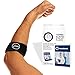 Price comparison product image Tennis Elbow Support Strap with Doctor Handbook - Reliable Elbow Support for Men & Women - Adjustable Elbow Brace for Daily Wear, Gym, Sports, Rapid Pain Relief from Tendonitis (Black - Single)