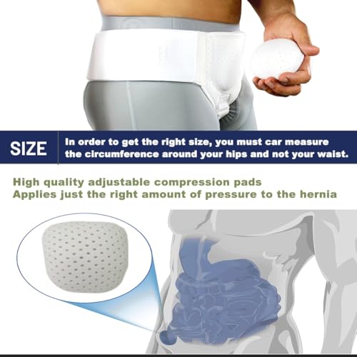 Faja para Hernia Abdominal para Hombre, Talla Única miniatura 3