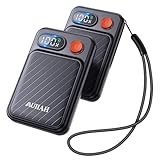 Hand Warmers Rechargeable 2 Pack - Electric Rechargeable Magnetic Hand Warmer with LED Display, 4 Heat Levels, Lanyards, USB, Gift for Men Women Kid, for Golf/Skiing/Camping/Hunting Essentials