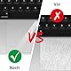COZERI 2 Stück Trackpad-Schutzfolie für MacBook Air 13,6 Zoll A2681 M3 Chip, Kratzfest, Transparent, Touchpad Schutzhülle, MacBook Zubehör, Schutzfolie für MacBook Air 2024-2022
