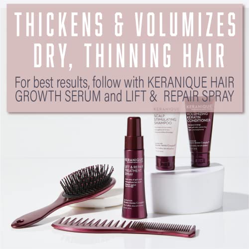 Keranique Keratin Shampoo And Conditioner Set For Dry Thinning Hair, Sulfates/Parabens Free, Stimulates Scalp To Nourish/Rejuvenate Hair Follicles For Healthy Thicker Fuller Hair 4.5 Oz Each #TOP2