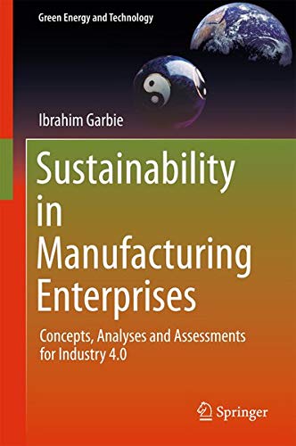 Buy Sustainability in Manufacturing Enterprises — BookShops.in