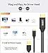Loryi HDMI to USB-C Cable, Xreal Air AR 4K@60Hz 6.6ft HDMI to Type-C,USB Powered, Hdmi to USB-C Adapter, Compatible for Mobile Monitor,Nreal Air, Xreal AR, Rokid air, Switch, Steam Deck