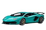 AUTOart 1/18 ランボルギーニ アヴェンタドール SVJ ターコイズ・ブルー 完成品
