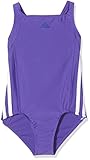 adidas Mädchen Infinitex Essence Core 3-Streifen Badeanzug, Energy Ink/White, 98