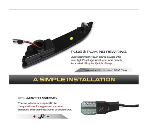 Intermitentes ámbar 12V T10 para parachoques de Chrysler Crossfire 2004-2008 6