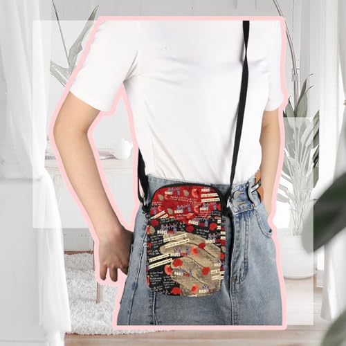 Musicals Gift Theatre Nerd Gift Hade Inspired Crossbody Bag 5