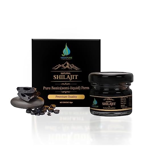 Rock Gold® Pure Ayurvedic Raw Shilajit/Shilajeet Resin (Semi Liquid) for Men & Women - 15 Gram (Pack of 1)