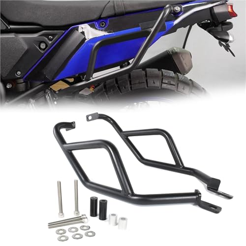 Eviter rayures crash bar Tenere 700 grâce au bloc de protection cadre XTZ 690