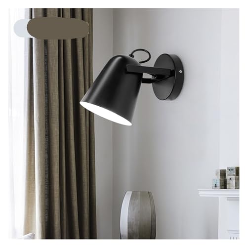 Applique E27 noire pour gagner de la place et remplacer votre lampe de chevet